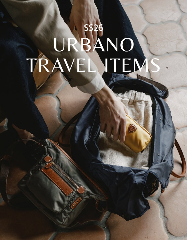 SS26 URBANO TRAVEL ITEMS