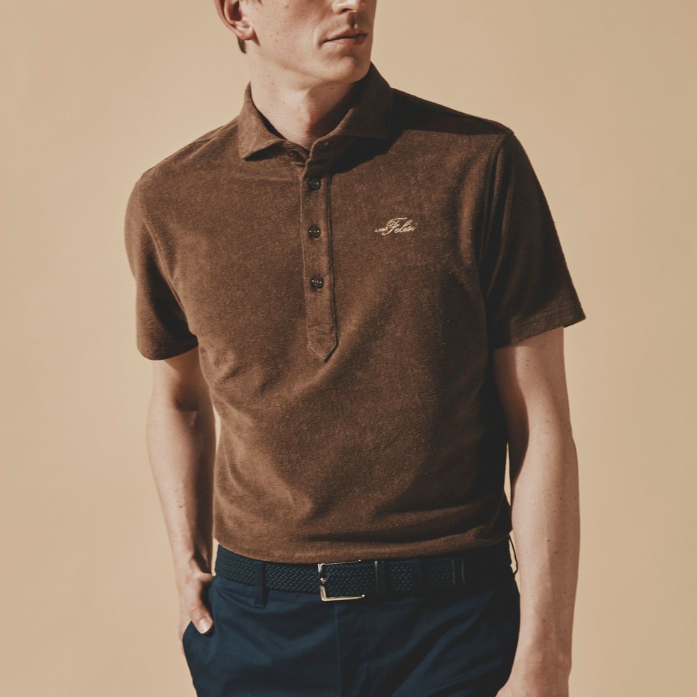Felisi フェリージ 長袖ポロシャツ MS MINI PILE HORIZONTAL SHIRT（FLG00M10K）|商品詳細|Felisi IL GOLF