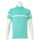 MS STRIPE EMB HIGH NECK SHIRT