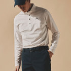 MS SEERSUCKER LS HORIZONTAL SHIRT