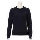 WS MERINO MONOGRAM CREW NECK KNIT