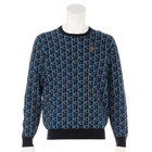 MS MONOGRAM CREW NECK KNIT
