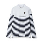 MS STRIPE LS HIGH NECK SHIRT