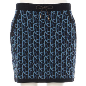 WS MONOGRAM KNIT SKIRT