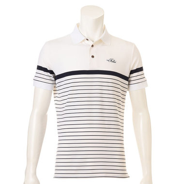 MS STRIPE EMB POLO