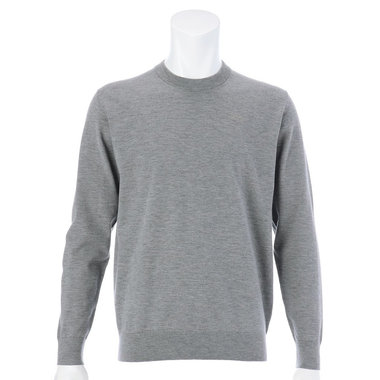 MS MERINO EMB CREW NECK KNIT