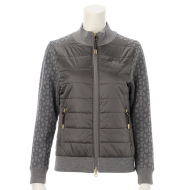 WS MERINO MONOGRAM KNIT BLOUSON