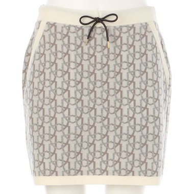 WS MONOGRAM KNIT SKIRT