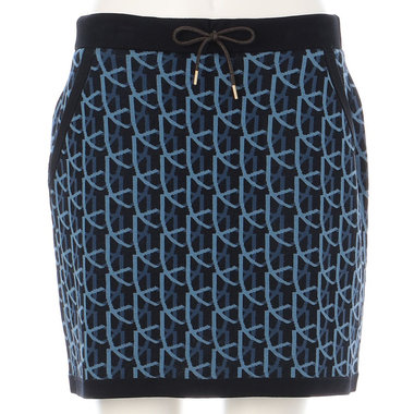 WS MONOGRAM KNIT SKIRT