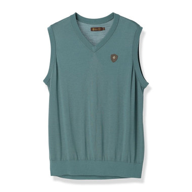 MS MERINO V NECK KNIT VEST