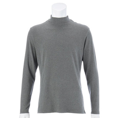 MS STRETCH SUEDE HIGH NECK SHIRT