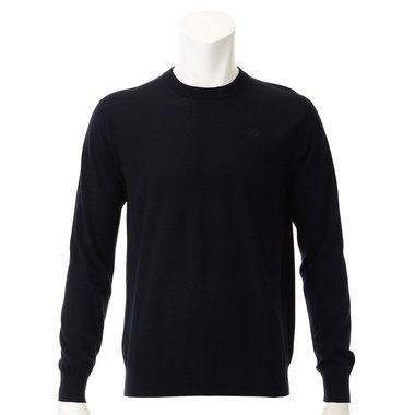 MS MERINO SOLID CREW NECK KNIT