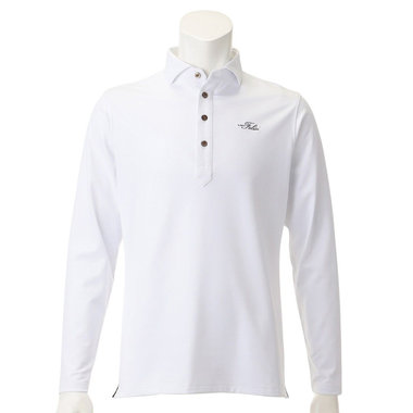 MS PIQUE LS HORIZONTAL SHIRT