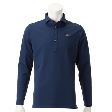 MS PIQUE LS HORIZONTAL SHIRT