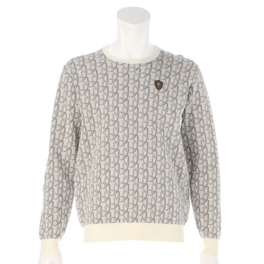 MS MONOGRAM CREW NECK KNIT