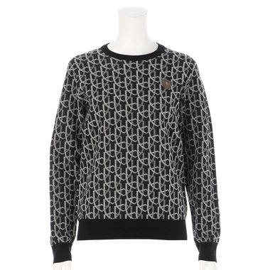 WS MONOGRAM CREW NECK KNIT