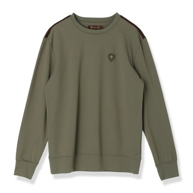 MS MESH LS CREWNECK PULLOVER