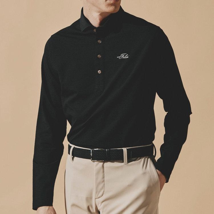 MS SEERSUCKER LS HORIZONTAL SHIRT